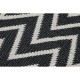 Килим DKD Home Decor Зиг-Заг Двуцветен Град (120 x 180 x 1 cm)
