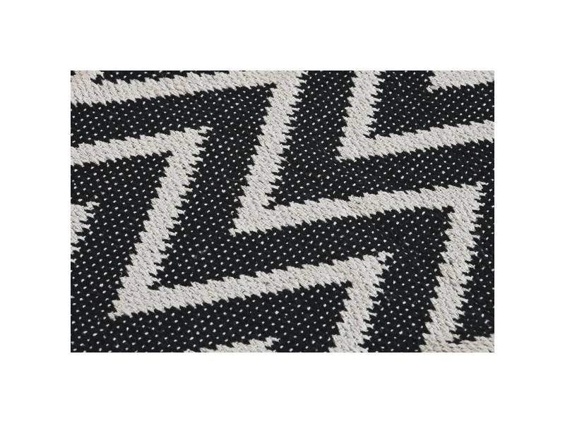 Килим DKD Home Decor Зиг-Заг Двуцветен Град (120 x 180 x 1 cm)