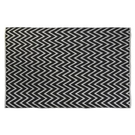 Килим DKD Home Decor Зиг-Заг Двуцветен Град (120 x 180 x 1 cm)