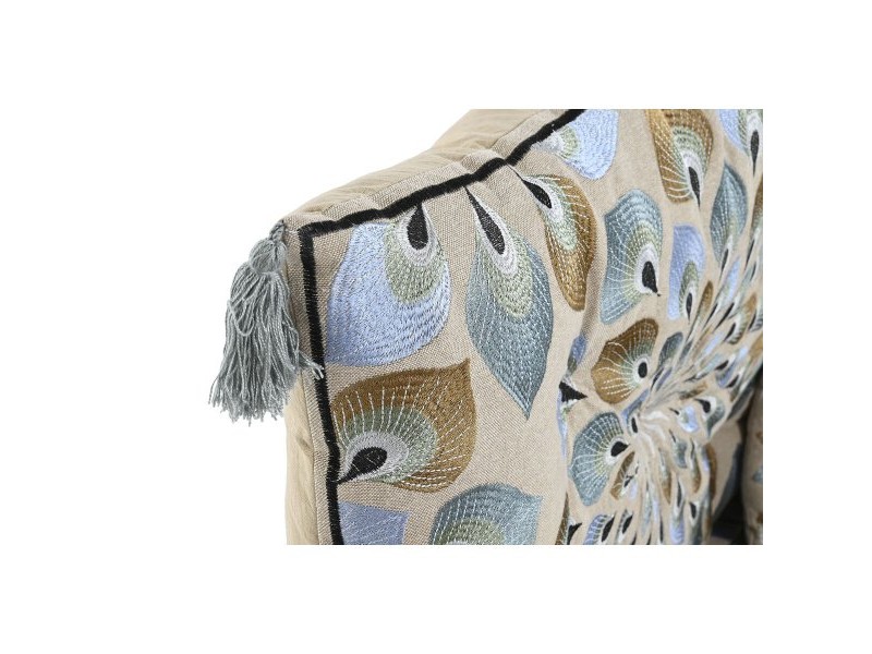 Градинско кресло DKD Home Decor Син Бежов 155 x 76 x 65 cm 150 x 76 x 20 cm