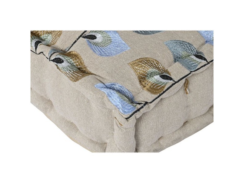 Градинско кресло DKD Home Decor Син Бежов 155 x 76 x 65 cm 150 x 76 x 20 cm