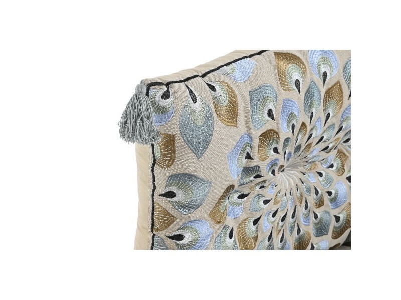 Градинско кресло DKD Home Decor Син Бежов 90 x 55 x 18 cm