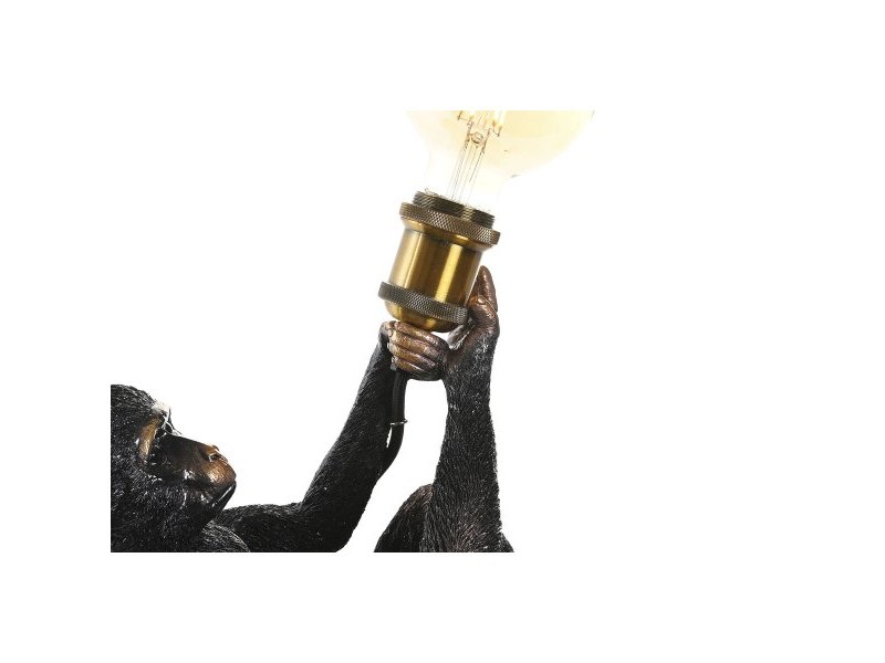 Настолна лампа DKD Home Decor 31,5 x 18 x 27 cm Златен Метал Мед Смола 220 V 50 W (2 броя)