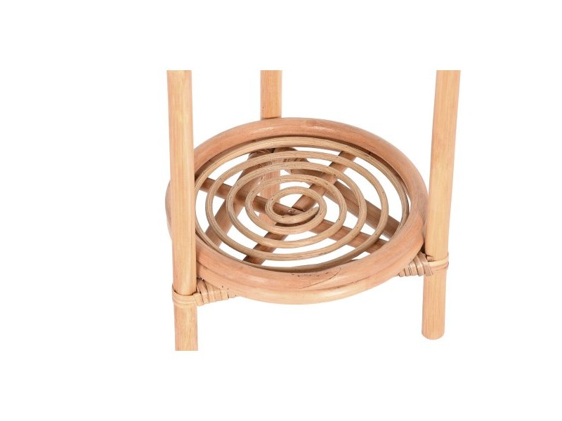 Саксия DKD Home Decor 25 x 25 x 70 cm Естествен Pатан Bali