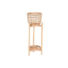 Саксия DKD Home Decor 25 x 25 x 70 cm Естествен Pатан Bali