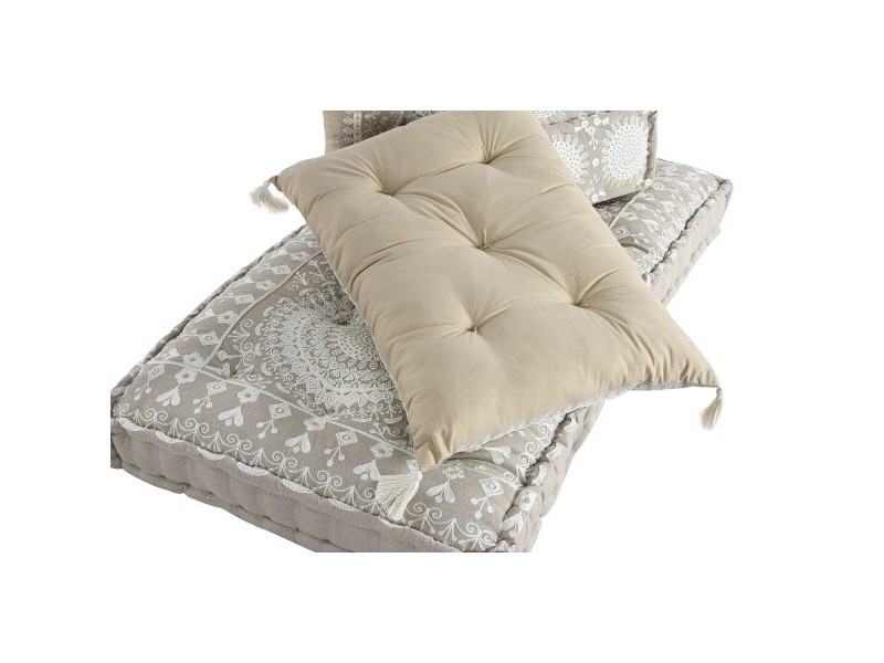 Градинско кресло DKD Home Decor Бежов 155 x 76 x 65 cm