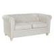 Фотьойл DKD Home Decor 151 x 82 x 70 cm Естествен Дървен Кафяв Сметана Vintage