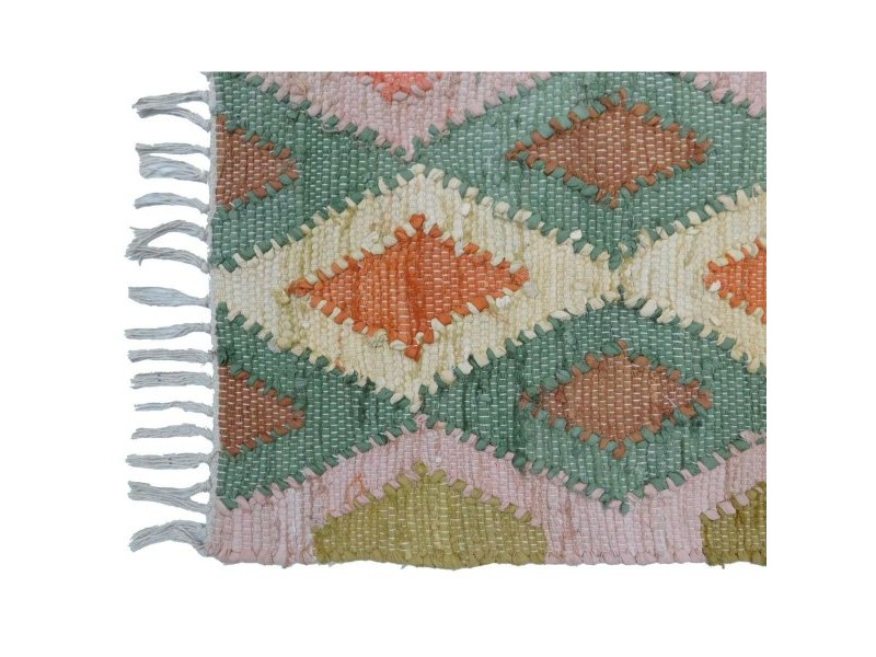 Килим DKD Home Decor Сив Жълт Многоцветен Ромб 160 x 230 x 1 cm