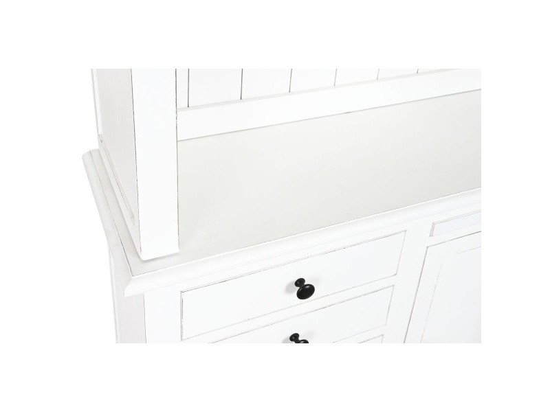 Лавица DKD Home Decor Бял Дървен MDF 137 x 38 x 234 cm
