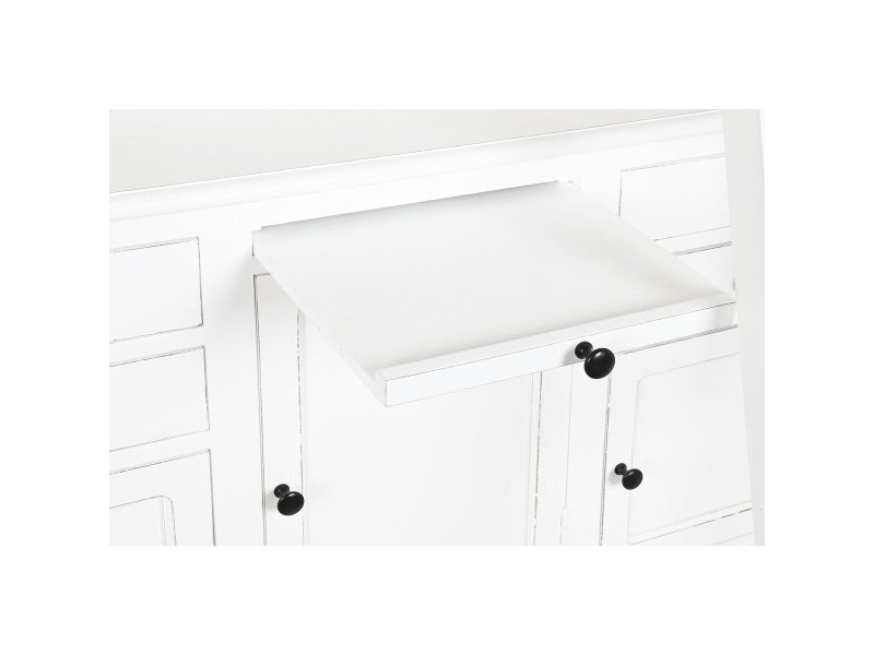 Лавица DKD Home Decor Бял Дървен MDF 137 x 38 x 234 cm