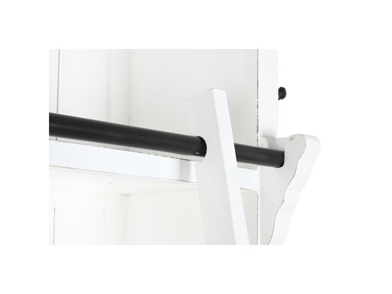 Лавица DKD Home Decor Бял Дървен MDF 137 x 38 x 234 cm