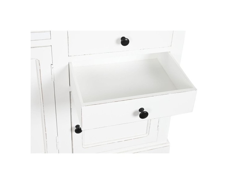 Лавица DKD Home Decor Бял Дървен MDF 137 x 38 x 234 cm