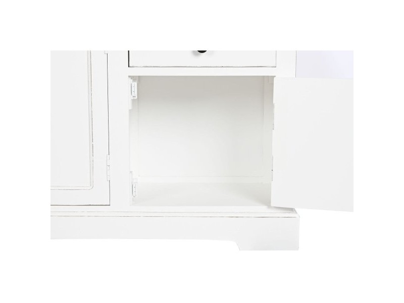 Лавица DKD Home Decor Бял Дървен MDF 137 x 38 x 234 cm