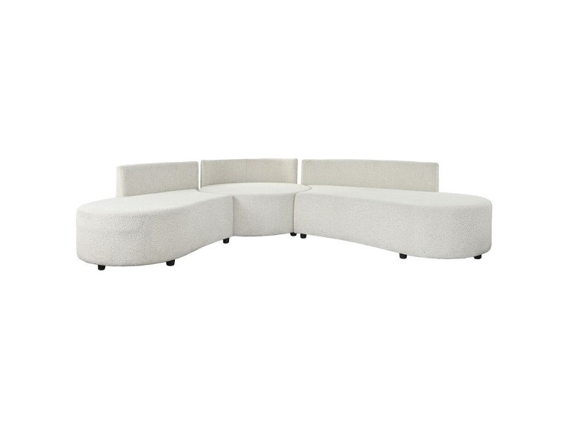 Фотьойл DKD Home Decor Бял Дървен Модерен 250 x 241 x 66 cm