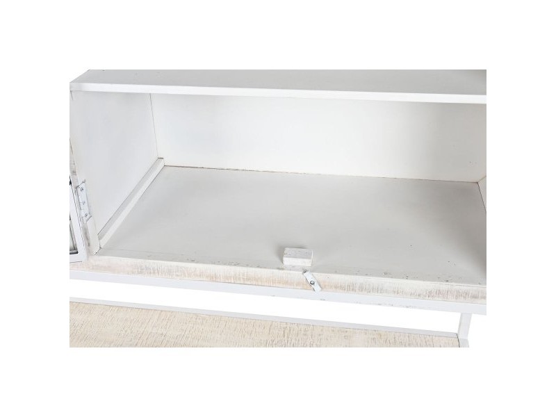 Лавица DKD Home Decor Бял Черен Метал Дърво манго 170 x 45 x 200 cm Лавица DKD Home Decor Бял Черен Метал Дърво манго 170 x 45 x 200 cm