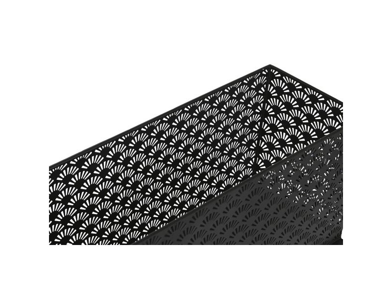 Комплект саксии DKD Home Decor 60 x 22 x 70 cm Черен Метал