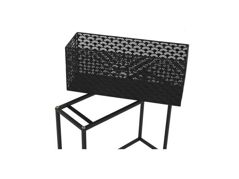 Комплект саксии DKD Home Decor 60 x 22 x 70 cm Черен Метал