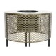 Комплект саксии DKD Home Decor 33 x 33 x 67 cm Черен Златен Метал Loft