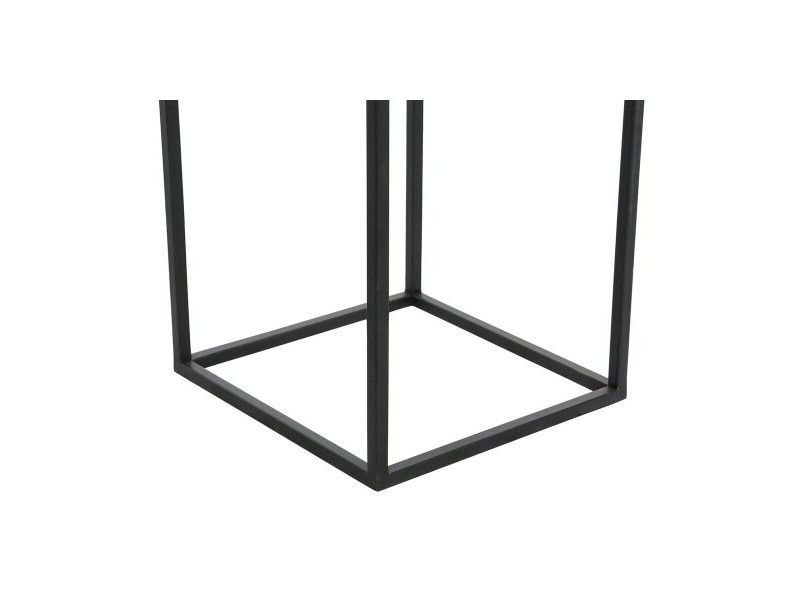 Комплект саксии DKD Home Decor 33 x 33 x 67 cm Черен Златен Метал Loft