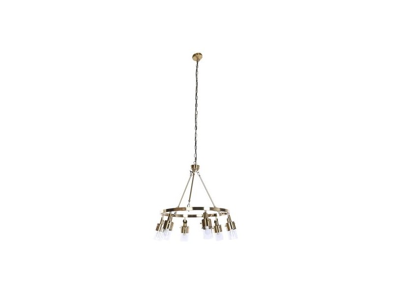 Полилей DKD Home Decor 66 x 66 x 60 cm Кристал Златен Метал 40 W