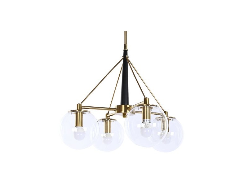 Полилей DKD Home Decor 50 x 50 x 144 cm Кристал Златен Метал 50 W