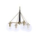 Полилей DKD Home Decor 50 x 50 x 144 cm Кристал Златен Метал 50 W
