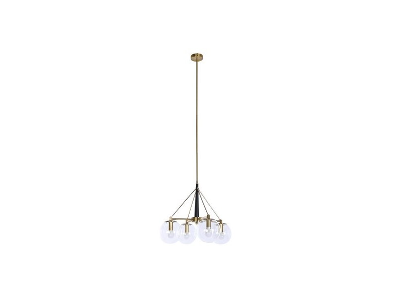 Полилей DKD Home Decor 50 x 50 x 144 cm Кристал Златен Метал 50 W