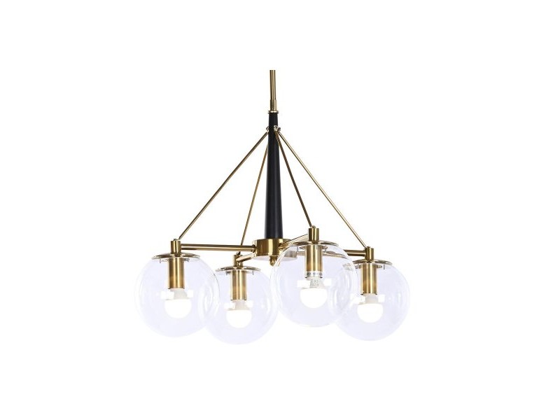 Полилей DKD Home Decor 50 x 50 x 144 cm Кристал Златен Метал 50 W