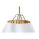 Полилей DKD Home Decor Бял Златен PVC Метал 50 W 38 x 38 x 32 cm