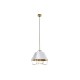 Полилей DKD Home Decor Бял Златен PVC Метал 50 W 38 x 38 x 32 cm Полилей DKD Home Decor Бял Златен PVC Метал 50 W 38 x 38 x 32 cm