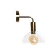 Стенна лампа DKD Home Decor Златен Метал Кристал 50 W Модерен 220 V 20 x 25 x 28 cm
