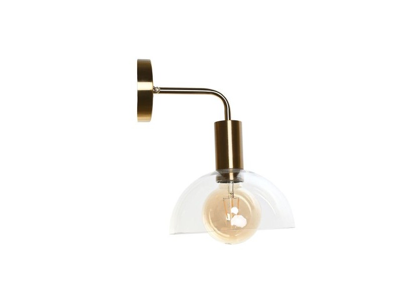 Стенна лампа DKD Home Decor Златен Метал Кристал 50 W Модерен 220 V 20 x 25 x 28 cm Стенна лампа DKD Home Decor Златен Метал Кристал 50 W Модерен 220 V 20 x 25 x 28 cm