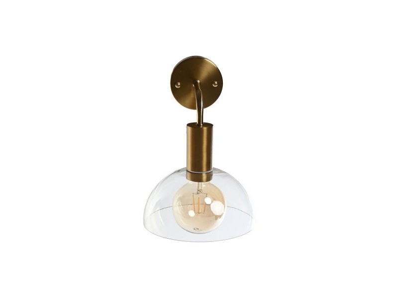 Стенна лампа DKD Home Decor Златен Метал Кристал 50 W Модерен 220 V 20 x 25 x 28 cm