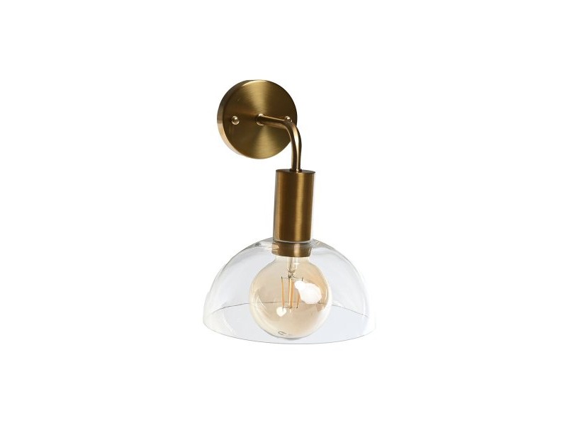 Стенна лампа DKD Home Decor Златен Метал Кристал 50 W Модерен 220 V 20 x 25 x 28 cm Стенна лампа DKD Home Decor Златен Метал Кристал 50 W Модерен 220 V 20 x 25 x 28 cm