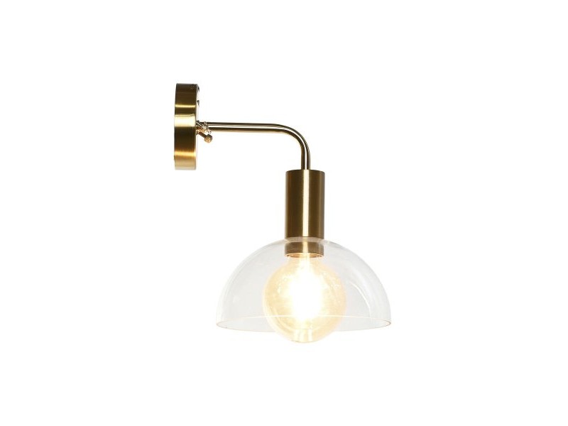 Стенна лампа DKD Home Decor Златен Метал Кристал 50 W Модерен 220 V 20 x 25 x 28 cm