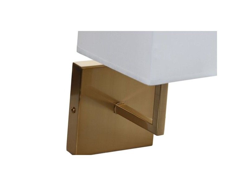 Аплик за стена DKD Home Decor Бял Черен Златен 50 W 220 V 15 x 19 x 27 cm 15 x 19 x 30 cm (2 броя)