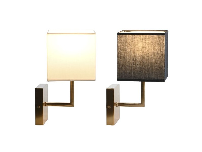 Аплик за стена DKD Home Decor Бял Черен Златен 50 W 220 V 15 x 19 x 27 cm 15 x 19 x 30 cm (2 броя) Аплик за стена DKD Home Decor Бял Черен Златен 50 W 220 V 15 x 19 x 27 cm 15 x 19 x 30 cm (2 броя)