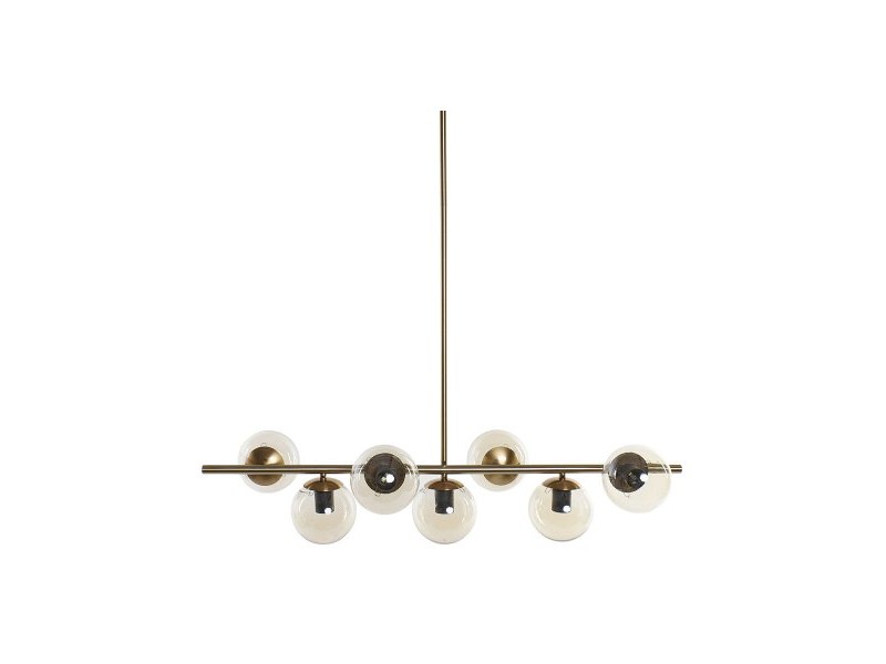 Полилей DKD Home Decor Златен Метал Кристал 96 x 30 x 130 cm