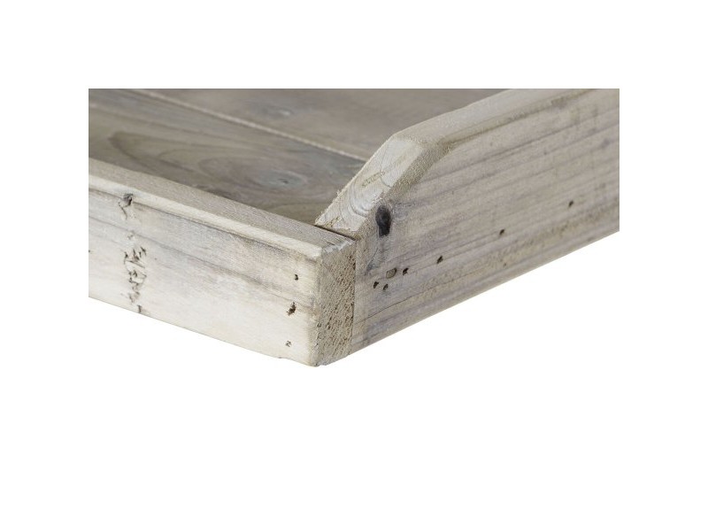 Лавица DKD Home Decor Бял Естествен Метал Ела Cмърч 40 % Метал 190 x 40 x 200 cm