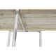 Лавица DKD Home Decor Бял Естествен Метал Ела Cмърч 40 % Метал 190 x 40 x 200 cm