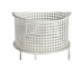 Комплект саксии DKD Home Decor 33 x 33 x 70 cm Сив Метал Бял Vintage