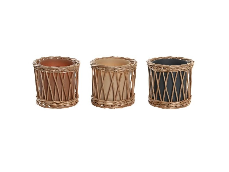 Ароматизирана Свещ DKD Home Decor Тропически 270 g (3 броя) Ароматизирана Свещ DKD Home Decor Тропически 270 g (3 броя)