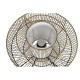 Лампион DKD Home Decor Черен Златен Желязо 50 W 220 V 39 x 39 x 103 cm