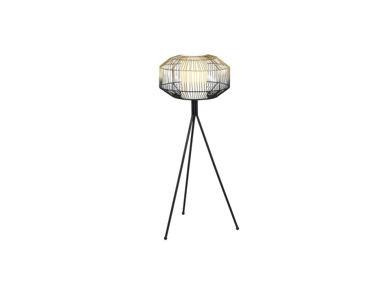 Лампион DKD Home Decor Черен Златен Желязо 50 W 220 V 39 x 39 x 103 cm