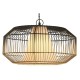Полилей DKD Home Decor 42 x 42 x 23 cm Черен Златен Желязо 50 W