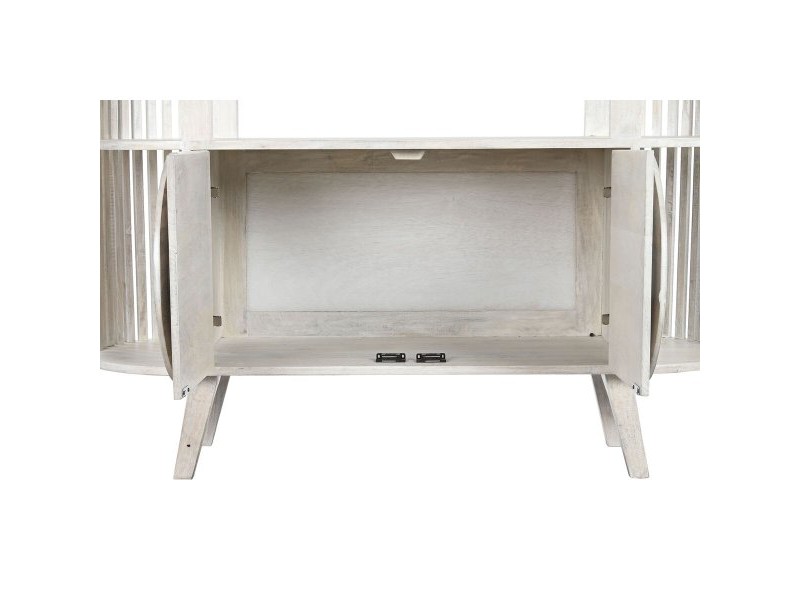 Лавица DKD Home Decor Бял Дърво манго 116 x 40 x 160 cm (1)