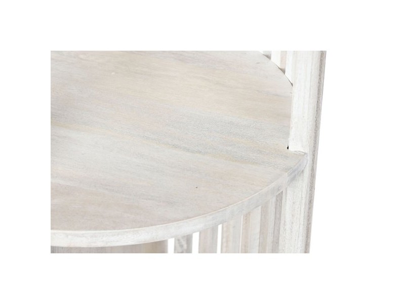 Лавица DKD Home Decor Бял Дърво манго 116 x 40 x 160 cm (1)