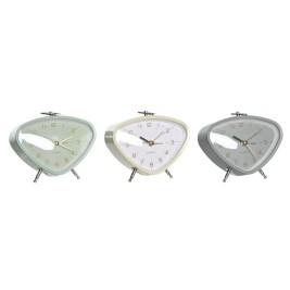 Будилник DKD Home Decor Син Бял Сив PVC Метал Vintage 11,5 x 4 x 10 cm (3 броя)