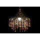 Полилей DKD Home Decor 37 x 37 x 38 cm Златен Метал Многоцветен 50 W Полилей DKD Home Decor 37 x 37 x 38 cm Златен Метал Многоцветен 50 W