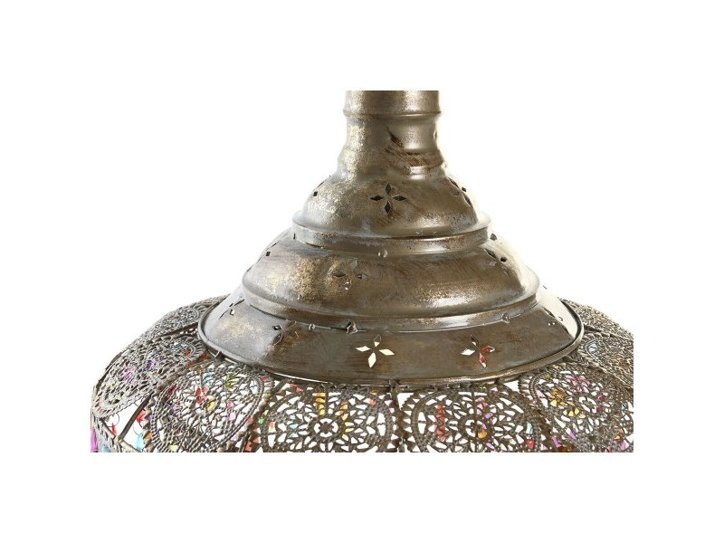 Полилей DKD Home Decor 37 x 37 x 38 cm Златен Метал Многоцветен 50 W Полилей DKD Home Decor 37 x 37 x 38 cm Златен Метал Многоцветен 50 W